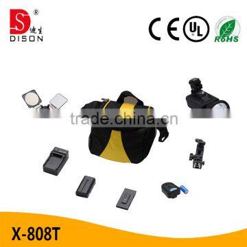 200W hot selling X-808 outdoor battery powered photography lights and stage lighting with LCD screen