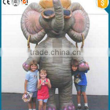 Best Selling 2015 attractive advertising inflatable elephant cartoon,inflatable moving cartoon