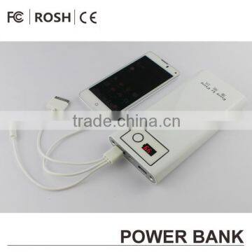 Powerful LED flash display screen universal external portable power bank