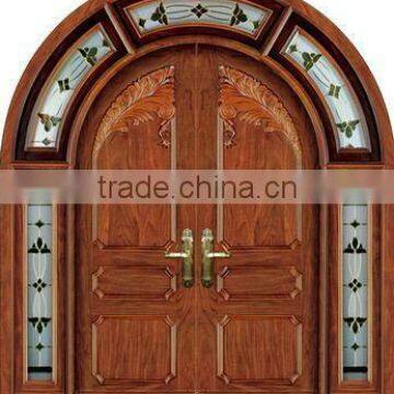 wooden glass solid Interior wooden door