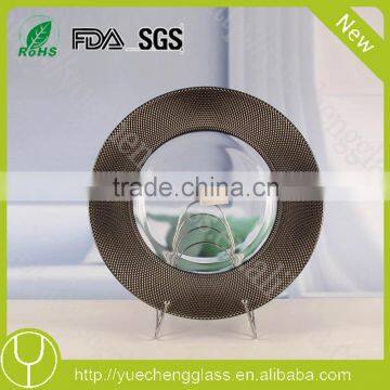 Wedding Charger Plates Crystal Glass Under Plates photo-2