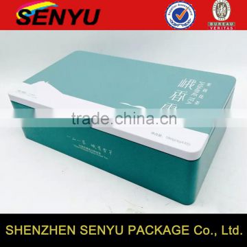 Tea Packaging Wholesale Custom Tin Box Packaging with Sliding Lid