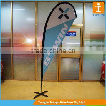 Custom double or single sides teardrop flag