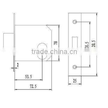 Office Desk Drawer Key Lock photo-2