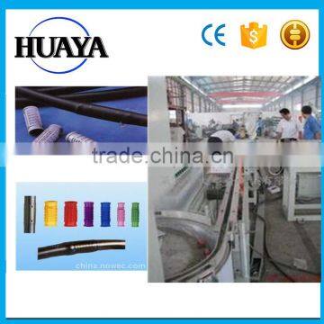 Inner inlay drip irrigation tape extrusion machine / PE Flat Dripper Pipe Machinery Line
