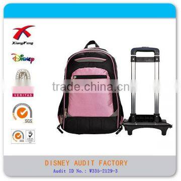 cheap girls lovely trolley backpack trolley school bag