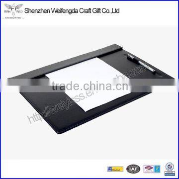 Fashion High Quality Leather Desktop Pad Mat With Pen holder