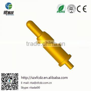 spring loaded pogo pin connector brass material male and female gender connector