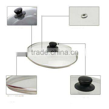 Tempered glass pot lid