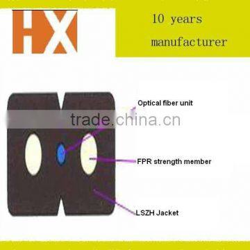 1core/ 2 Cores FRP FTTH Drop Optic Fiber Cable (GJXFH-2B1)/Indoor Fiber Optic Cable