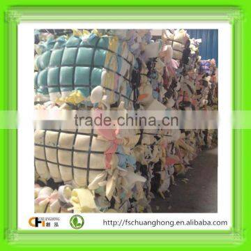 rebond pu foam scrap in bales