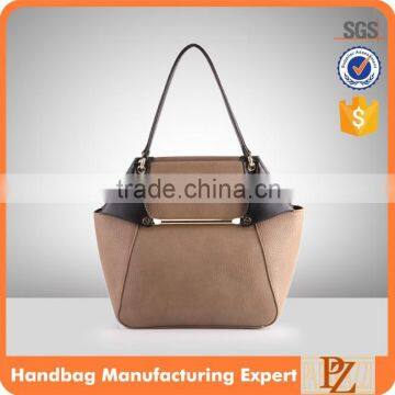 2966 New design hexagon shape ladies synthetic leather leisure handbag