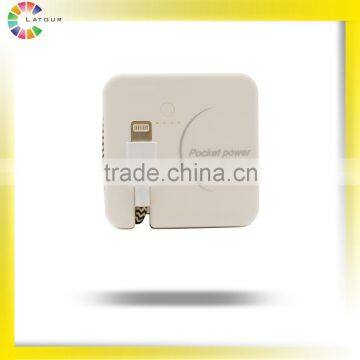 2016 Newest Ultra Thin Micro USB Portable Charger Cable Battery Mobile Power Bank for Mobile Phone