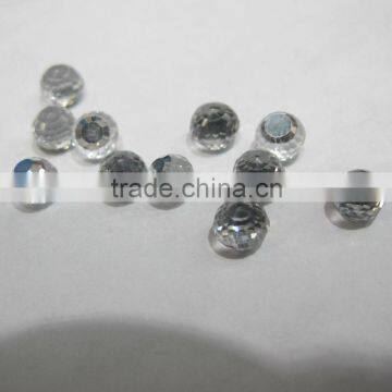 4mm 96facets football shaped crystal glass beads.Applicable to the necklace earrings etc.CGB024