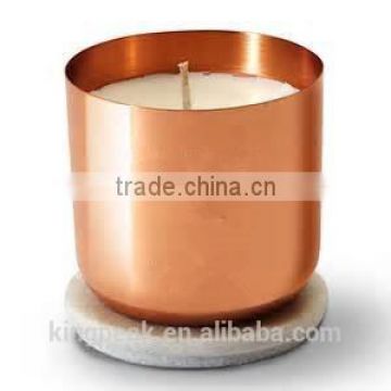 2015 Best Selling Copper Candle Jar/Copper Candle containers/christmas candle jars/Candle Holder