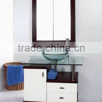 Hot modern high gloss wood bathroom furniture