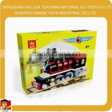 Education kids block set toys,plastic train block toys for boys