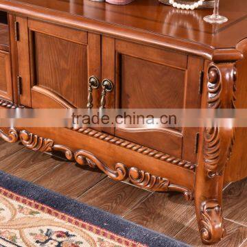 Multifunctional and Affordable Living Room Low Price Solid Wooden TV Table photo-4