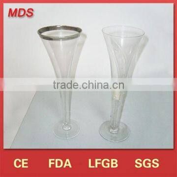 Crystal material crystal vase glass cone shaped vases