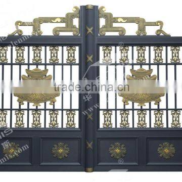 2015 New top-selling Cast aluminum gate/Garden Main Gate Designs