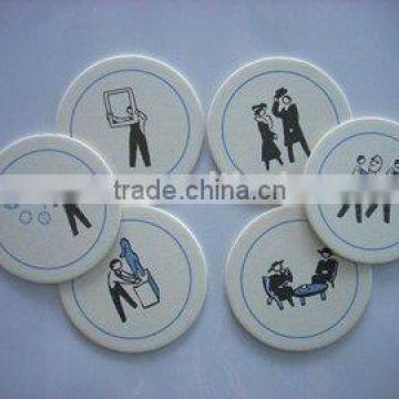 absorbent paper coffee coaster,absorbent paper coaster, beer mat
