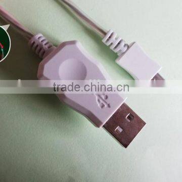 Factory Wholesale Charging and Data Dual Color Led Micro Cable photo-1