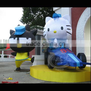 in Singapore silk hello kitty lantern