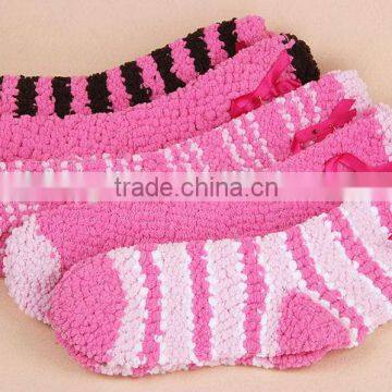 women soft socks sweet popo corn yarn socks