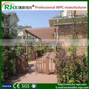 Wood plastic composite for outdoor garden pergola/indoor balcony pergola