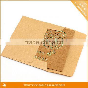 Creative Package Design Brown Craft Paper Card Models