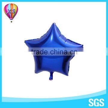 Star shape decoration balloon foil with customer design and different colors for party needs