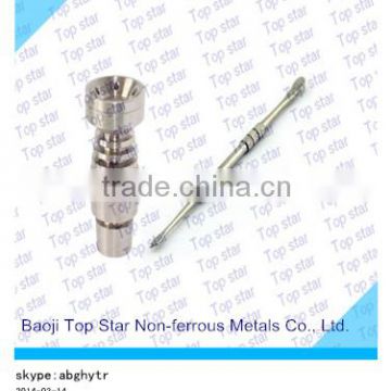 Crusher Adjustable Titanium Male Nail 14 18mm For male Stem + Oil Dabber