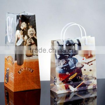 Manufacturer!plastic recyclable die-cut take away bags,