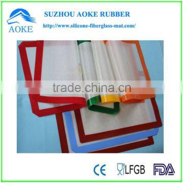 High temperature resistant Silicone fiberglass baking mat