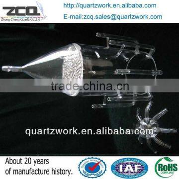 Quartz glass irregular parts according to customer requirments