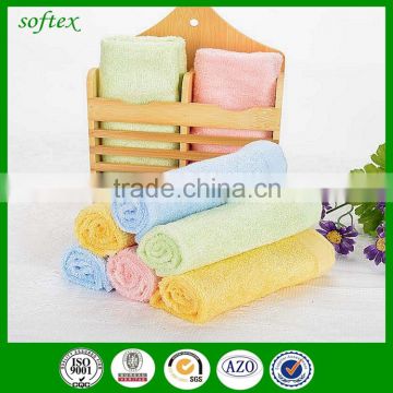 25*25cm 20g organic Bamboo Fiber baby washcloths bamboo towel