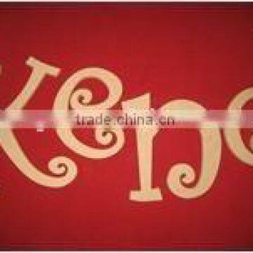 Wall Hanging Letter(Wooden Craft in Laser-cutting & Engraving)
