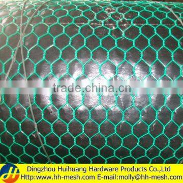 pvc coated hexagonal wire mesh/ hexagonal plastic mesh