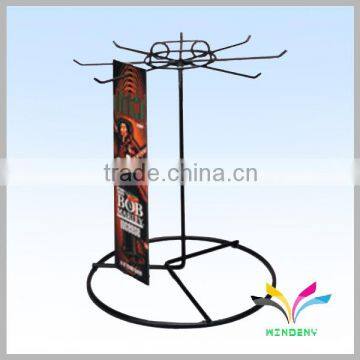 New modern metal material table top rotating display stand