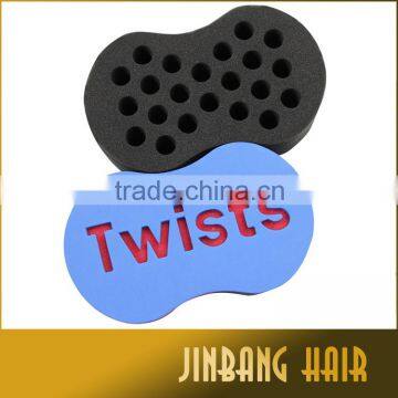 190*114*60mm 46Holes EVA Material 8Shape Hair Twist Sponge Material and With Certification Hair Curling Sponge