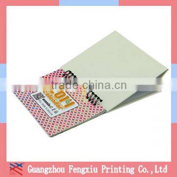 Offset printing 2016 New design spiral binding paper custom table calendar wholesale