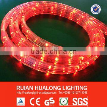 230V cheap Led Flat 3 wires 2 Line Rope Light 100/roll