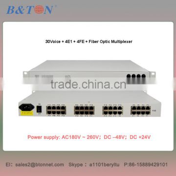 30ch PMC Fiber converter FXO/FXS Over Fiber converter