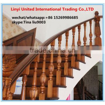 recon wood stair pillar decorative wood balusters