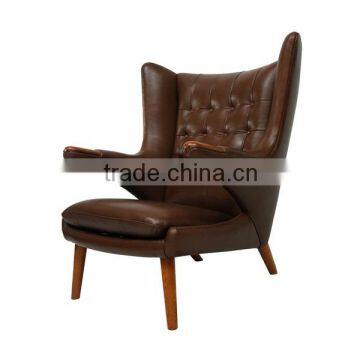 Papa Bear Chair in Vintage Leather