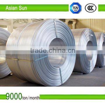 EC Grade ISO Certificate,Bare 1350 Type Aluminum Rod for Cable 9.5mm