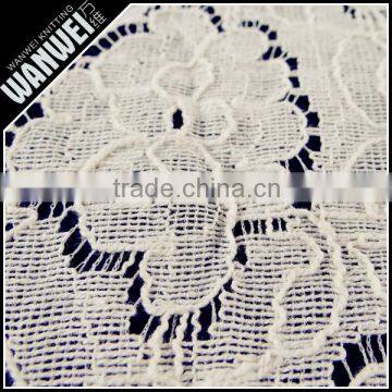 6 Discount Hot Sales High Quality Heavy Fabric Big Lace Design Multi Color White and Pink Guipure Long Dress Lace 7038 photo-4