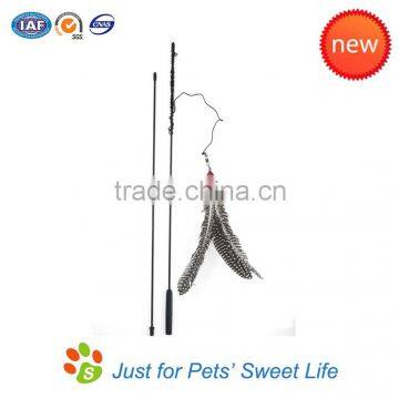 New Cat Toy Feather Cat Teaser Stick Toy