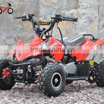 QWMOTO CE 49cc Red Mini Gas Quad Bike 49cc mini buggy ATV 49cc kids 4 wheeler ATV