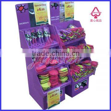 JX6159 - Tier Point of sales display rack / shelf /stand for gloves